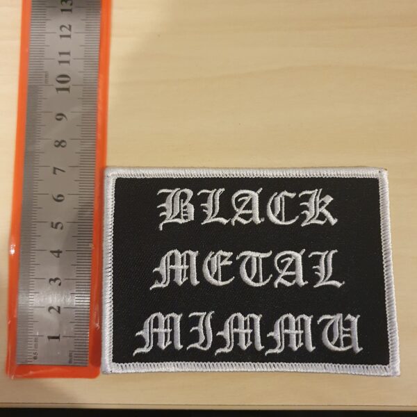 "Black Metal Mimmu" patch - Image 3