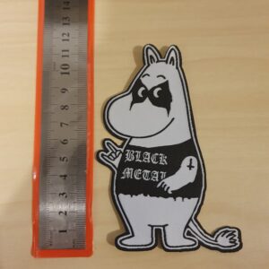 "Black Metal Moomin" patch