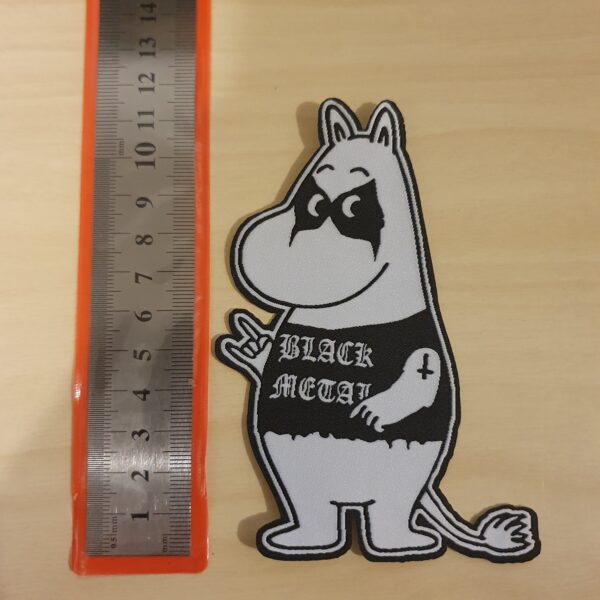 "Black Metal Moomin" patch