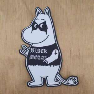 "Black Metal Moomin" patch